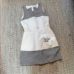 Madewell Striped Dress Ponte